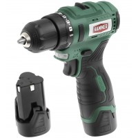 ПОДАРОК Аккумуляторная дрель-шуруповерт Hammer ACD12BL 12В 2x2Ач LiION 10мм 0-1400об/мин 40Нм, кейс