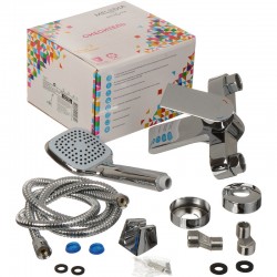 Смеситель ванна MELODIA Waltz картридж д.35мм короткий излив поворотн.аэратор, хром