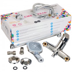 Смеситель ванна MELODIA Samba картридж д.35мм длинный излив 350мм