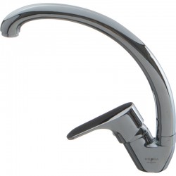 Смеситель кухня MELODIA Rock картридж 35мм утка, поворотный аэратор