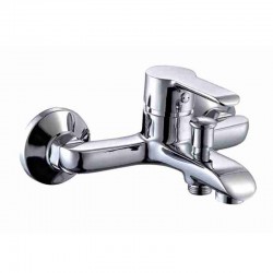 Смеситель ванна MELODIA Metallica картридж д.35мм короткий излив хром