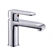 Смеситель умывальник MELODIA Heavy Metal картридж 35мм низкий хром