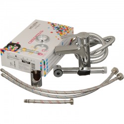 Смеситель умывальник MELODIA Aria картридж д.35мм с гиг.душем