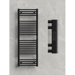 Полотенцесушитель электрический "RIFAR D-LINE" DL-120-45-BM, цвет "Чёрный янтарь", мощность 250 Вт