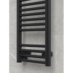 Полотенцесушитель электрический "RIFAR D-LINE" DL-120-45-BM, цвет "Чёрный янтарь", мощность 250 Вт