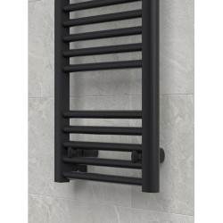 Полотенцесушитель электрический "RIFAR D-LINE" DL-150-60-BM, цвет "Чёрный янтарь", мощность 430 Вт