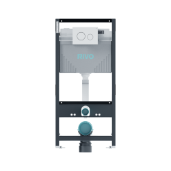 Комплект инсталляции для унитаза RIVO Set A с панелью смыва RIVO Touch Neo Белый глянцевый