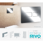 Панель смыва RIVO Touch lux Хром глянцевый