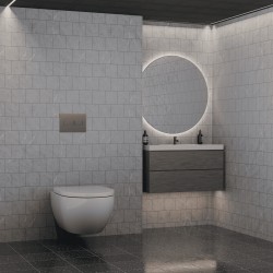Панель смыва RIVO Touch lux Латунь матовая