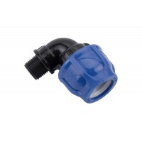 Отвод компрессионный переходной (Нар) - 25 х 1/2" TEBO