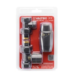 Комплект терморегулирующего оборудования для радиатора прямой 1/2 ", серый