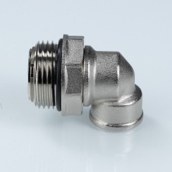 Отвод коллекторный с вращающимся штуцером 3/4"х1/2" нар.-вн.