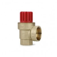 Клапан предохранительный Varmega 1/2" ВР-ВР, 6 бар, латунь