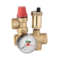 Группа безопасности котла проходная 1" 3 бар VIEIR