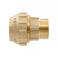 Муфта для трубы ПНД 32x11/4"M латунь VIEIR