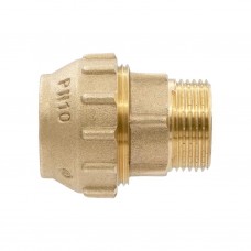 Муфта для трубы ПНД 32x11/4"M латунь VIEIR