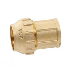 Муфта для трубы ПНД 32x1"F латунь VIEIR