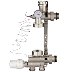 Насосно-смесительный узел 1&rdquo; 130/180 мм., без насоса VIEIR