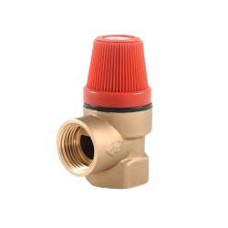 Клапан предохранительный 1/2"ВВ 6 бар красный VIEIR