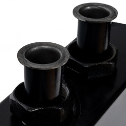 STOUT Стальной распределительный коллектор 2 отопительных контура в теплоизоляции DN 32