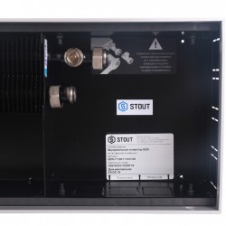 STOUT Конвектор внутрипольный SCN 80.190.2600 (Решётка роликовая, анодированный алюминий)