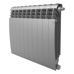 Радиатор биметаллический Royal Thermo BiLiner Silver Satin VDR 500 x 90 10 секц. (нижн. подкл.)