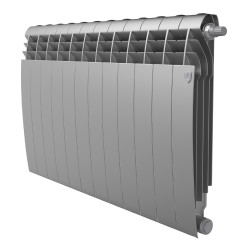 Радиатор биметаллический Royal Thermo BiLiner Silver Satin VDR 500 x 90 12 секц. (нижн. подкл.)