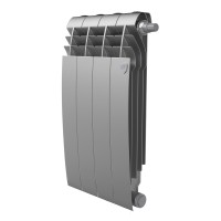 Радиатор биметаллический Royal Thermo BiLiner Silver Satin VDR 500 x 90 4 секц. (нижн. подкл.)