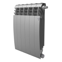 Радиатор биметаллический Royal Thermo BiLiner Silver Satin VDR 500 x 90 6 секц. (нижн. подкл.)