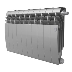 Радиатор биметаллический Royal Thermo BiLiner Silver Satin VDR 350 x 87 10 секц. (нижн. подкл.)