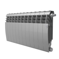 Радиатор биметаллический Royal Thermo BiLiner Silver Satin VDR 350 x 87 12 секц. (нижн. подкл.)