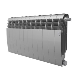 Радиатор биметаллический Royal Thermo BiLiner Silver Satin VDR 350 x 87 12 секц. (нижн. подкл.)
