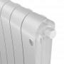 Дизайн-радиатор бимет. Royal Thermo Infinity Bianco Traffico VDR 500 x 100 - 6 секц.(нижн.подкл.)