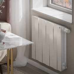 Радиатор биметаллический Royal Thermo PianoForte Bianco Traffico VDR 500 x 100 8 секций (нижнее подключение)