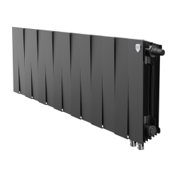 Радиатор биметаллический Royal Thermo PianoForte Noir Sable VDR 300 x 100 14 секц. (нижн. подкл.)