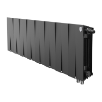 Радиатор биметаллический Royal Thermo PianoForte Noir Sable VDR 300 x 100 16 секц. (нижн. подкл.)