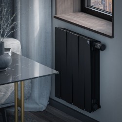 Радиатор биметаллический Royal Thermo PianoForte Noir Sable VDR 500 x 100 6 секц. (нижн. подкл.)