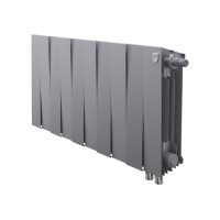 Радиатор биметаллический Royal Thermo PianoForte Silver Satin VDR 300 x 100 10 секц. (нижн. подкл.)
