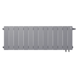 Радиатор биметаллический Royal Thermo PianoForte Silver Satin VDR 300 x 100 14 секц. (нижн. подкл.)
