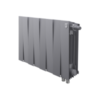 Радиатор биметаллический Royal Thermo PianoForte Silver Satin VDR 300 x 100 8 секц. (нижн. подкл.)