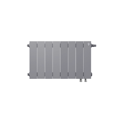 Радиатор биметаллический Royal Thermo PianoForte Silver Satin VDR 300 x 100 8 секц. (нижн. подкл.)