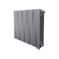 Радиатор биметаллический Royal Thermo PianoForte Silver Satin VDR 500 x 100 10 секц. (нижн. подкл.)