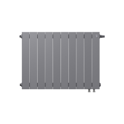 Радиатор биметаллический Royal Thermo PianoForte Silver Satin VDR 500 x 100 10 секц. (нижн. подкл.)