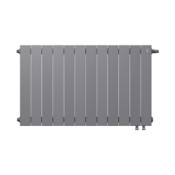 Радиатор биметаллический Royal Thermo PianoForte Silver Satin VDR 500 x 100 12 секц. (нижн. подкл.)