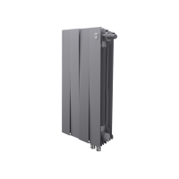 Радиатор биметаллический Royal Thermo PianoForte Silver Satin VDR 500 x 100 4 секц. (нижн. подкл.)