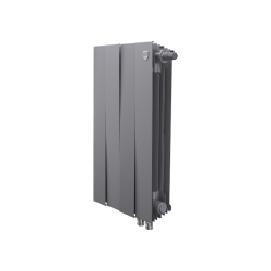 Радиатор биметаллический Royal Thermo PianoForte Silver Satin VDR 500 x 100 4 секц. (нижн. подкл.)