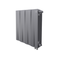 Радиатор биметаллический Royal Thermo PianoForte Silver Satin VDR 500 x 100 8 секц. (нижн. подкл.)