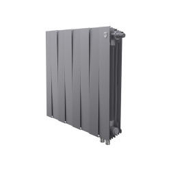Радиатор биметаллический Royal Thermo PianoForte Silver Satin VDR 500 x 100 8 секц. (нижн. подкл.)