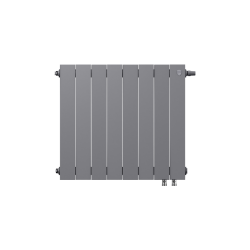 Радиатор биметаллический Royal Thermo PianoForte Silver Satin VDR 500 x 100 8 секц. (нижн. подкл.)