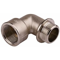 STOUT Угольник с упором НВ никелированный 1"